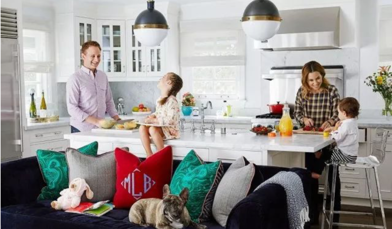 Kitchen: an social area for a man and the family