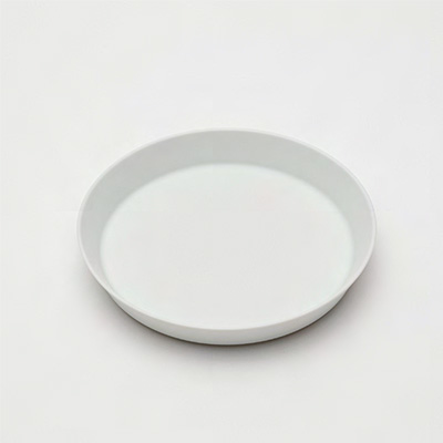 Plate white big